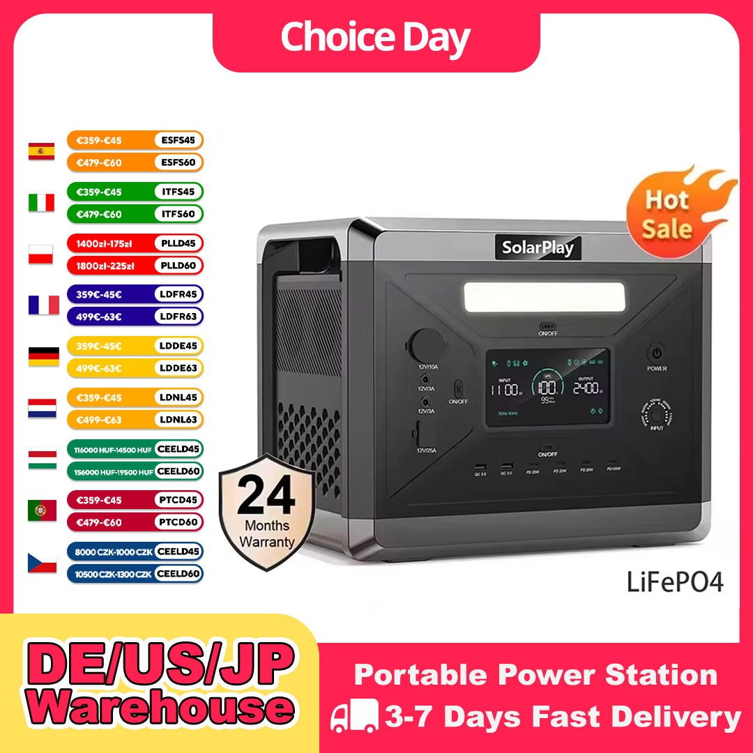 Solar Emergency Charger - Przenośna stacja zasilania SOLARPLAY Q2501 do