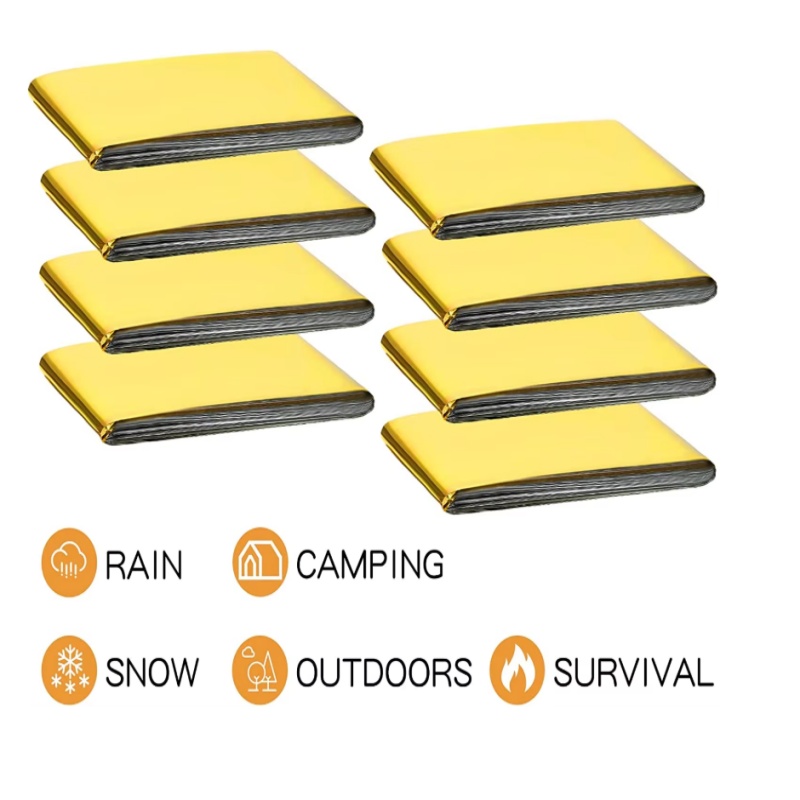 Złoto-srebrny koc termiczny z  – Survival Blanket Reflective recenzja i cena